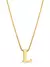 Colar Letters - Dourado - loja online