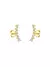 Earcuff Coração de Zircônia - Dourado - loja online
