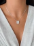 Colar Medalha Inicial Cravejada - Prata - comprar online