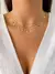 Choker Tripla Minimalista - Dourada - comprar online