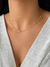 Choker Zircônias Ovais - Dourado