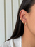 Piercing Pressão Infinito Cravejado - Dourado - comprar online