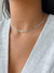 Choker Inicial Cravejada - Prata
