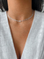 Choker Inicial Cravejada - Prata na internet
