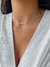 Choker Inicial Cravejada - Prata - YSY Acessórios