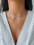 Choker Inicial Cravejada - Prata
