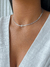 Choker Inicial Cravejada - Prata - YSY Acessórios