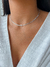 Choker Inicial Cravejada - Prata - comprar online