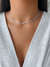 Choker Inicial Cravejada - Prata na internet