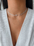 Choker Inicial Cravejada - Prata - loja online
