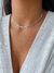 Choker Inicial Cravejada - Prata - YSY Acessórios