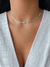 Choker Inicial Cravejada - Prata na internet