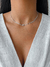 Choker Inicial Cravejada - Prata - loja online