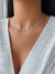 Choker Inicial Cravejada - Prata - YSY Acessórios