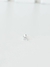 Piercing Furo Cruz Cravejada - Prata