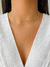 Choker Tripla Bolinha - Dourada