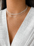 Choker Tripla Bolinha - Prata - comprar online