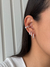Piercing Pressão Infinito Cravejado - Prata - comprar online
