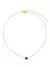 Choker Esmeralda - Dourada - loja online