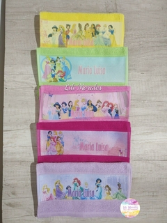 Kit c/ 05 Toalhinhas p/ Lancheira Princesas (Ref. 01529) - comprar online