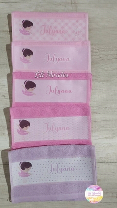 Kit c/ 05 Toalhinhas p/ Lancheira Bailarina (Ref. 01538) - comprar online