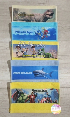 Kit c/ 05 Toalhinhas p/ Lancheira Diversos (Ref. 01539) - comprar online