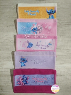 Kit c/ 05 Toalhinhas p/ Lancheira Stitch (Ref. 01541) - comprar online