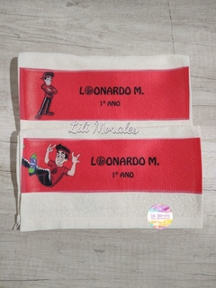Kit c/ 02 Toalhinhas p/ Lancheira Enaldinho (Ref. 01546) - comprar online