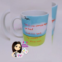 Caneca Porcelana Desenho Infantil (Ref. 0100) - comprar online