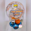 Arranjo G Baixo Balão Bubble c/ Confete Naruto *APENAS RETIRADA* (Ref. 1027)