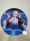 LOCAÇÃO Mini Painel 50cm c/ suporte Frozen (Ref. 0902)