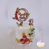 Topo Circular De Repente + Linda R274 p/ bolo 15cm