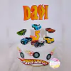 Topo Hotwheels R266 p/ bolo 28cm
