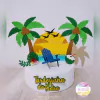 Topo Tardezinha R267 p/ bolo 35cm