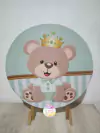 LOCAÇÃO Mini Painel 50cm c/ suporte Ursinho Principe (Ref. 1499)