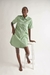 Chemise Light Green MC