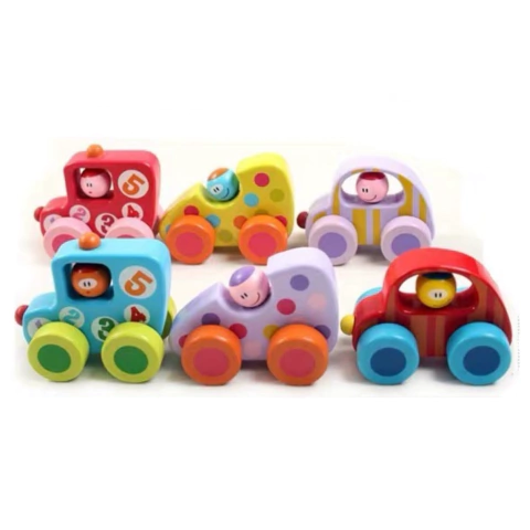 Autito de madera colores