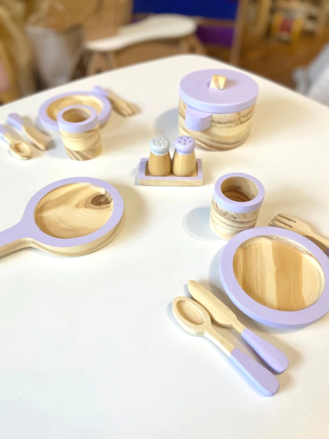 Set de mesa de madera