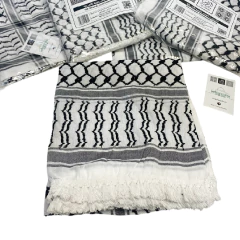 Al Nabulsi Kufiya, lenço original palestino - FEITO NA PALESTINA - - Palestyle Store