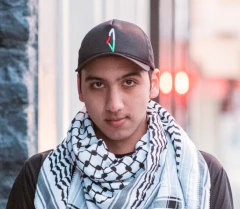 Boné Mapa Palestina Bordado