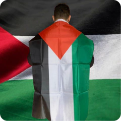 Bandeira Palestina tamanho oficial (150 x 90 cm) - loja online