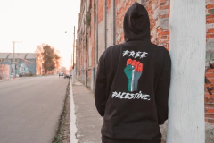 Moletom Free Palestine (Preto) - comprar online