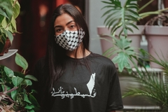 Máscara Kufiya - tecido lavável com tripla proteção - Palestyle Store