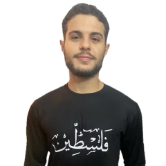 Camiseta Palestina em Árabe Manga Longa - Palestyle Store