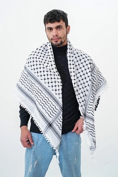 Hirbawi Kufiya, lenço original palestino - FEITO NA PALESTINA