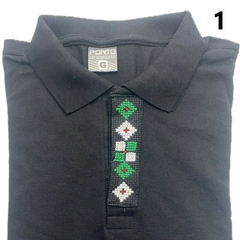 Camiseta Polo com bordado palestino - EXCLUSIVO - loja online