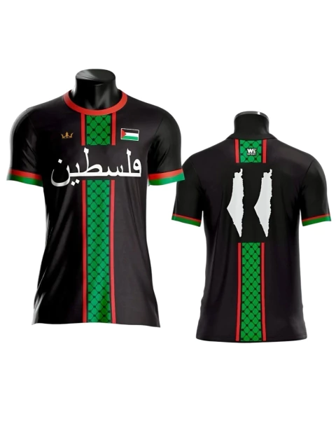 Camiseta estilizada da Seleção Palestina - Modelo Esportivo - comprar online