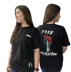 Camiseta Free Palestine (preta) - comprar online