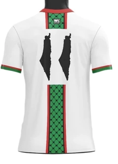 Camiseta estilizada da Seleção Palestina - Modelo Esportivo na internet