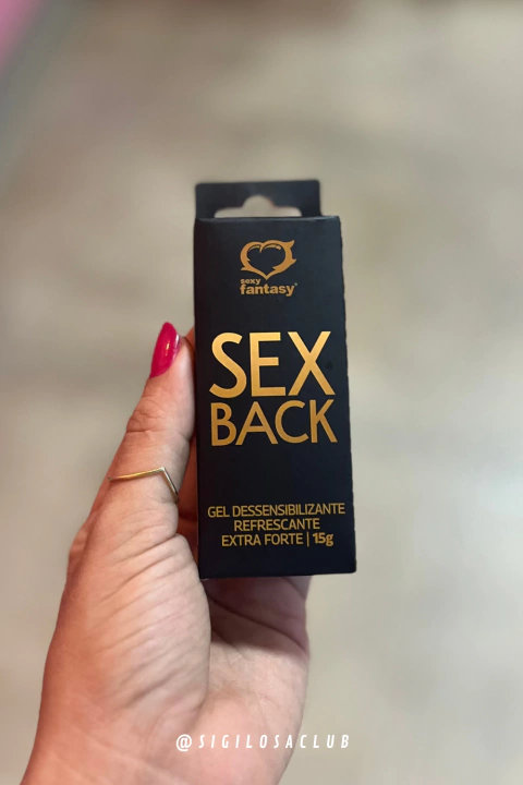 Sex Back anestésico extra forte para anal refrescante - 15g